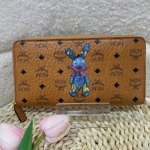 MCM Rabbit Zip Around Wallet in Visetos 90% New