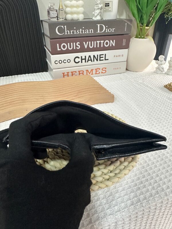 Gucci Black GG Marmont Unisex Small Wallet 85% New - Image 6