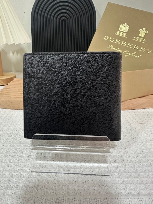 Burberry Embossed Logo Leather Bifold Wallet - Image 2