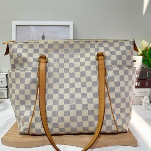 LV Totally GM Damier Azur Canvas 90% New