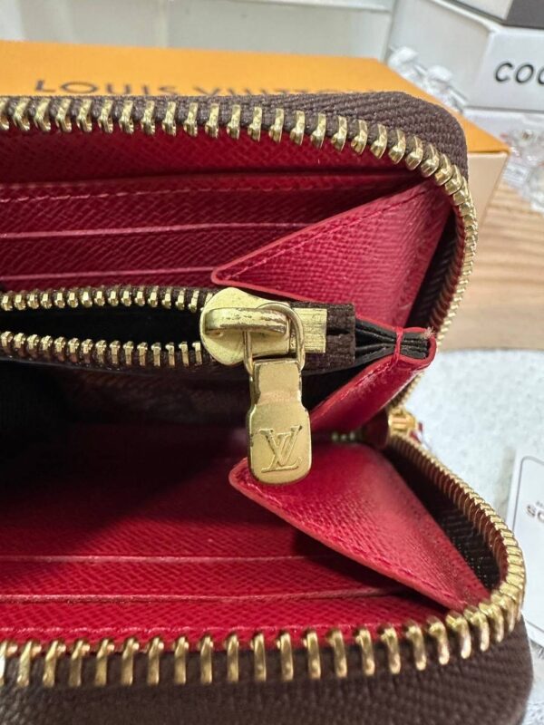 LV Monogram Zipped Long Wallet 90 New - Image 6