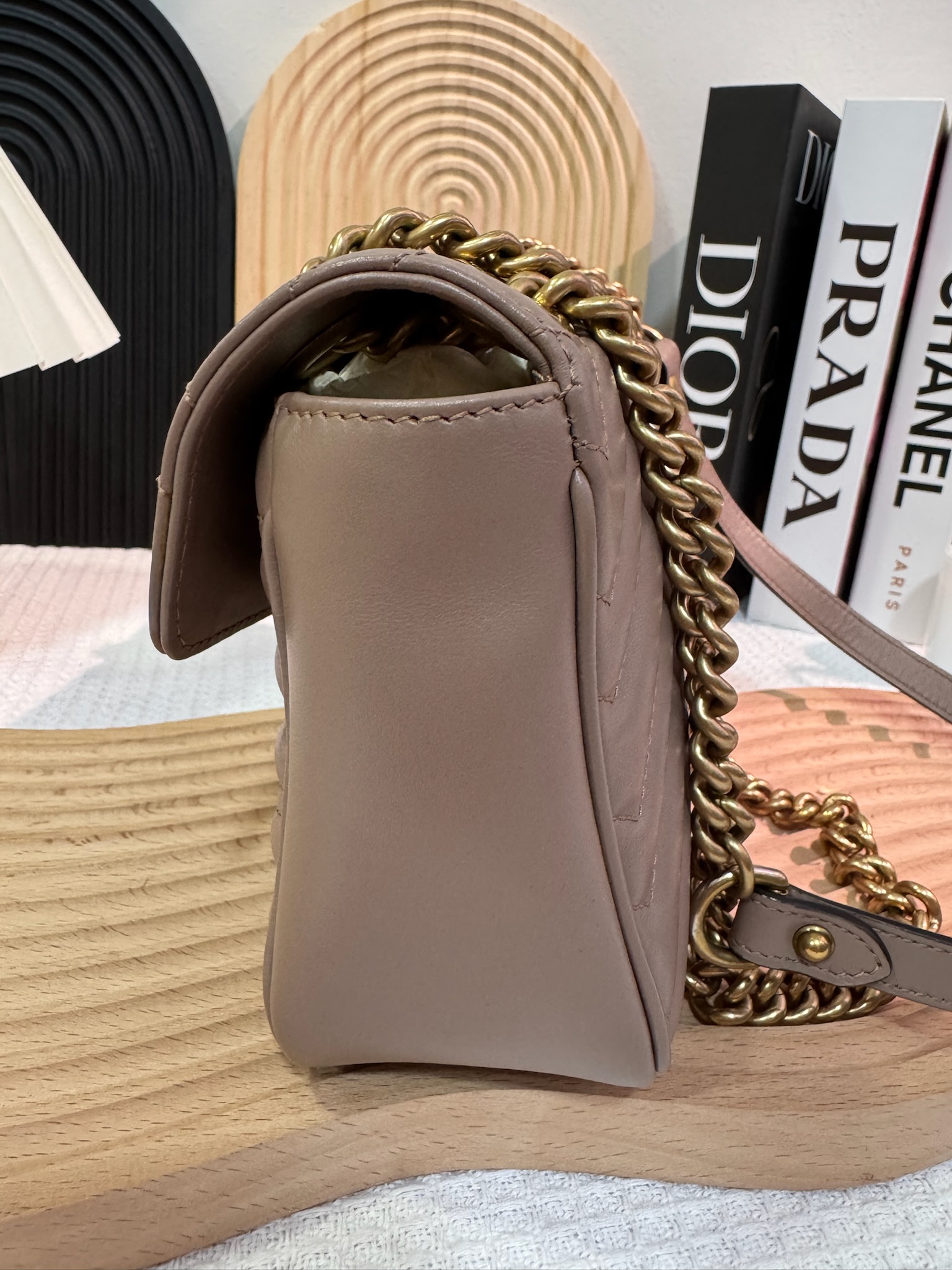 Gucci Marmont Medium Beige 94 New - Image 4