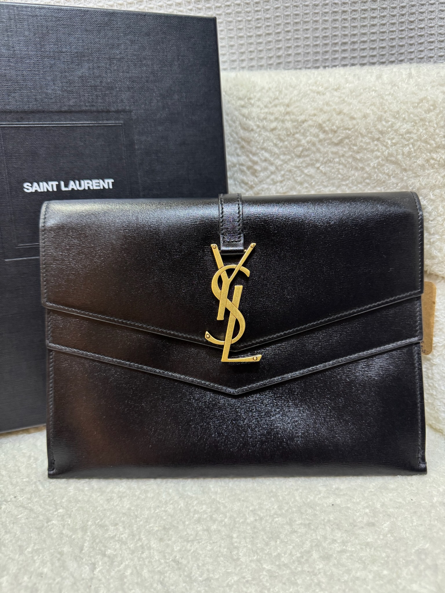 YSL Envelope Double Flap 95 New