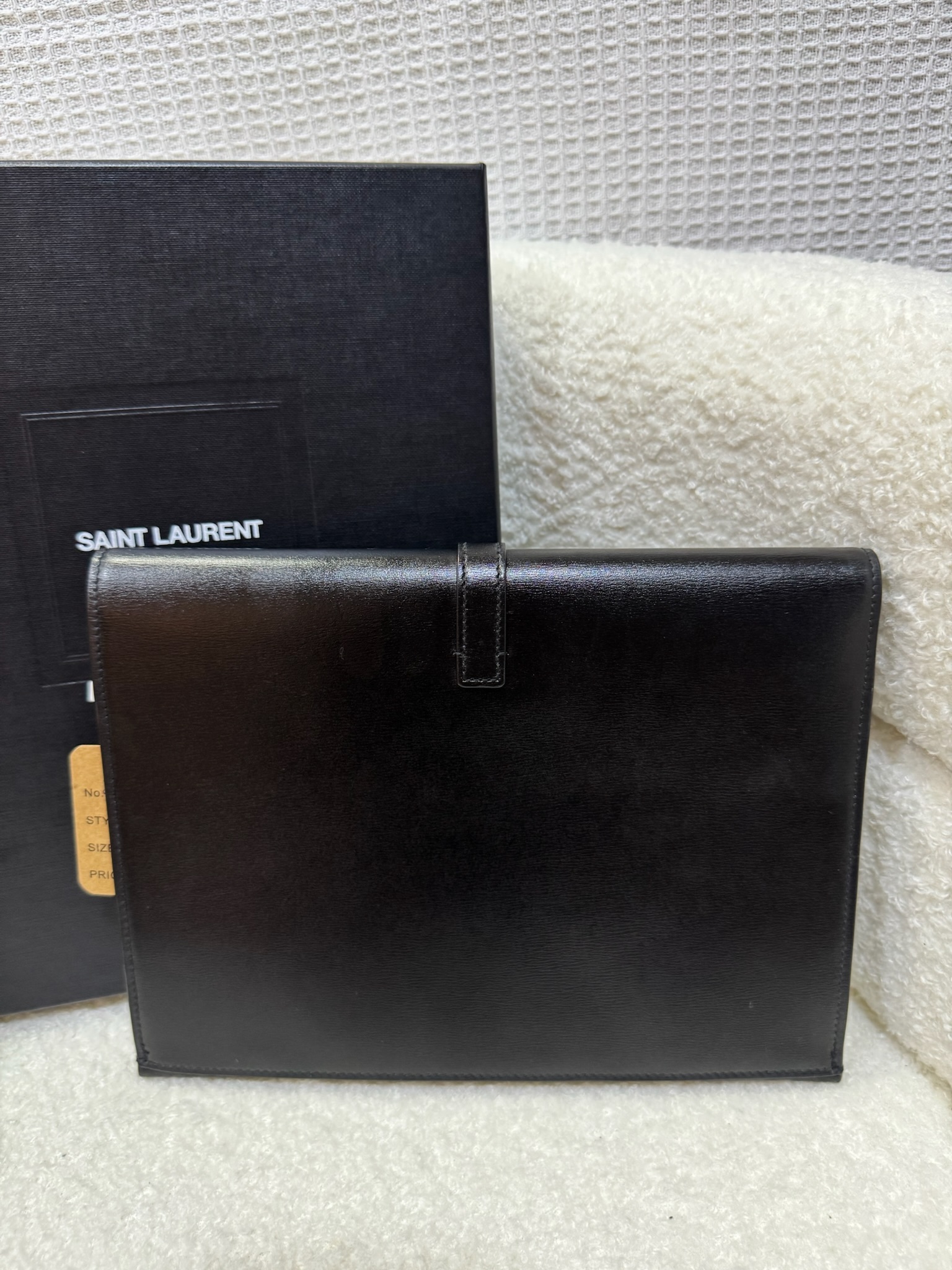 YSL Envelope Double Flap 95 New - Image 3