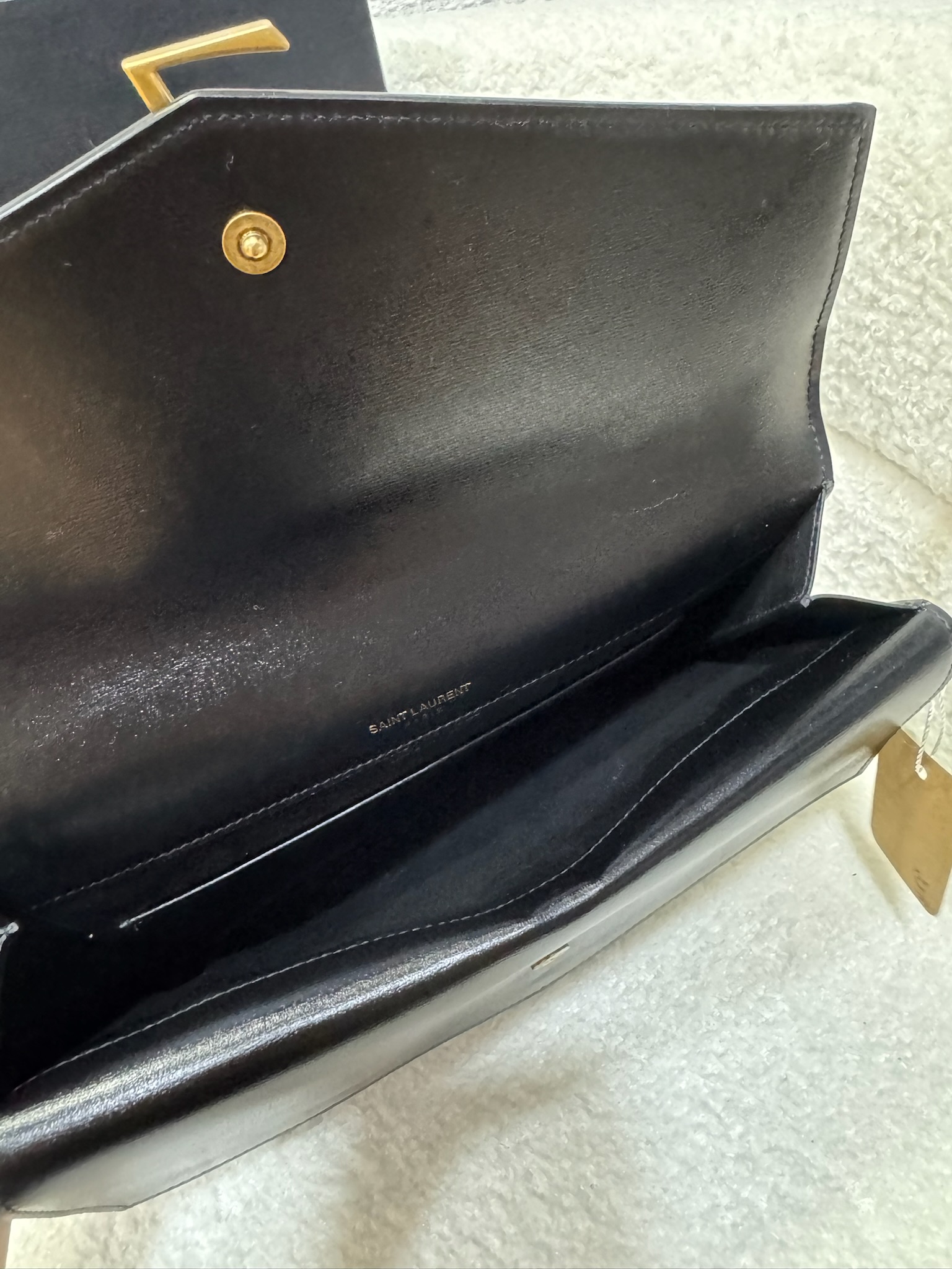 YSL Envelope Double Flap 95 New - Image 5