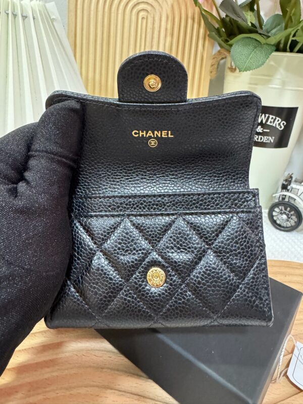 Chanel Flap Card Holder 95 New - Image 7