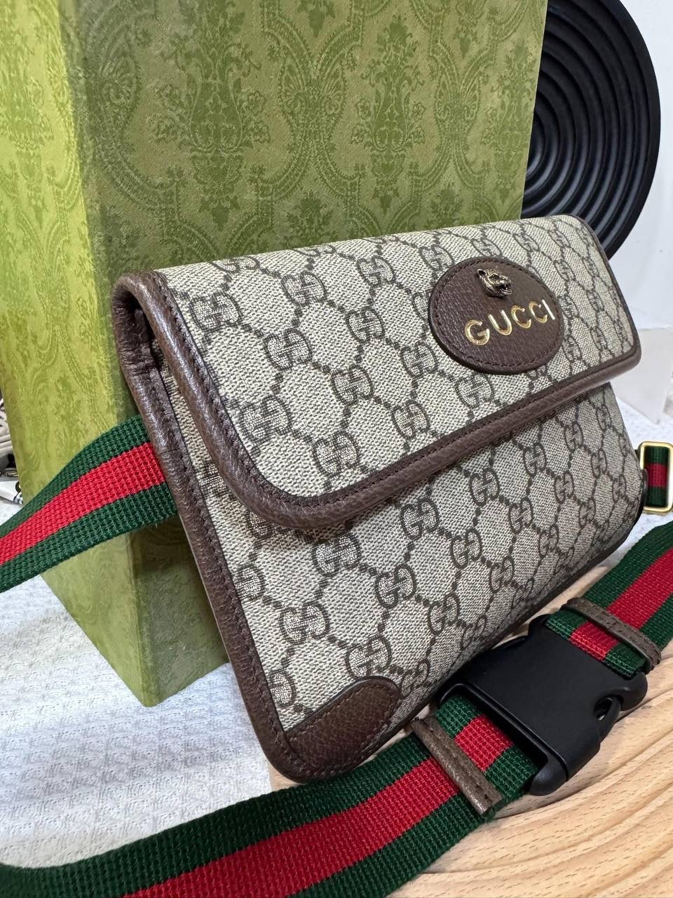 Gucci Supreme Belt Bag 95 New - Image 4