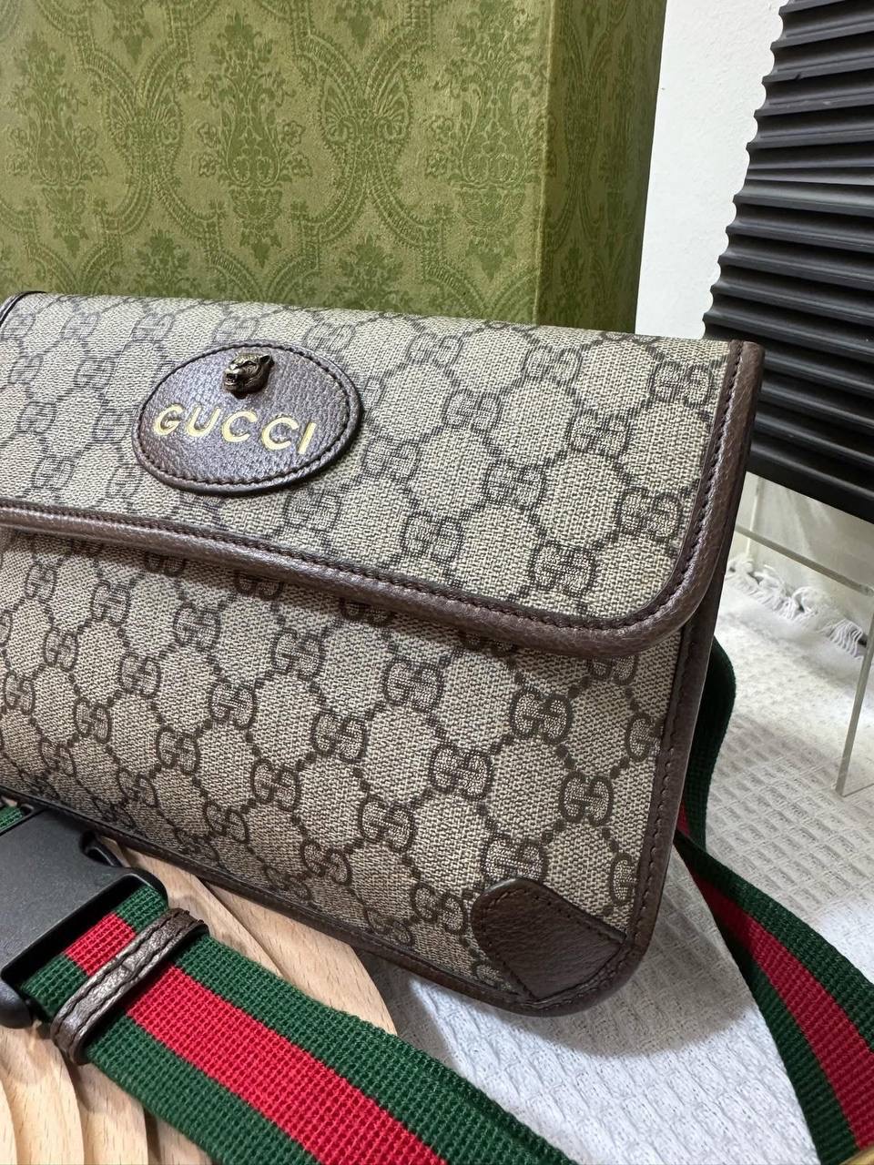 Gucci Supreme Belt Bag 95 New - Image 5