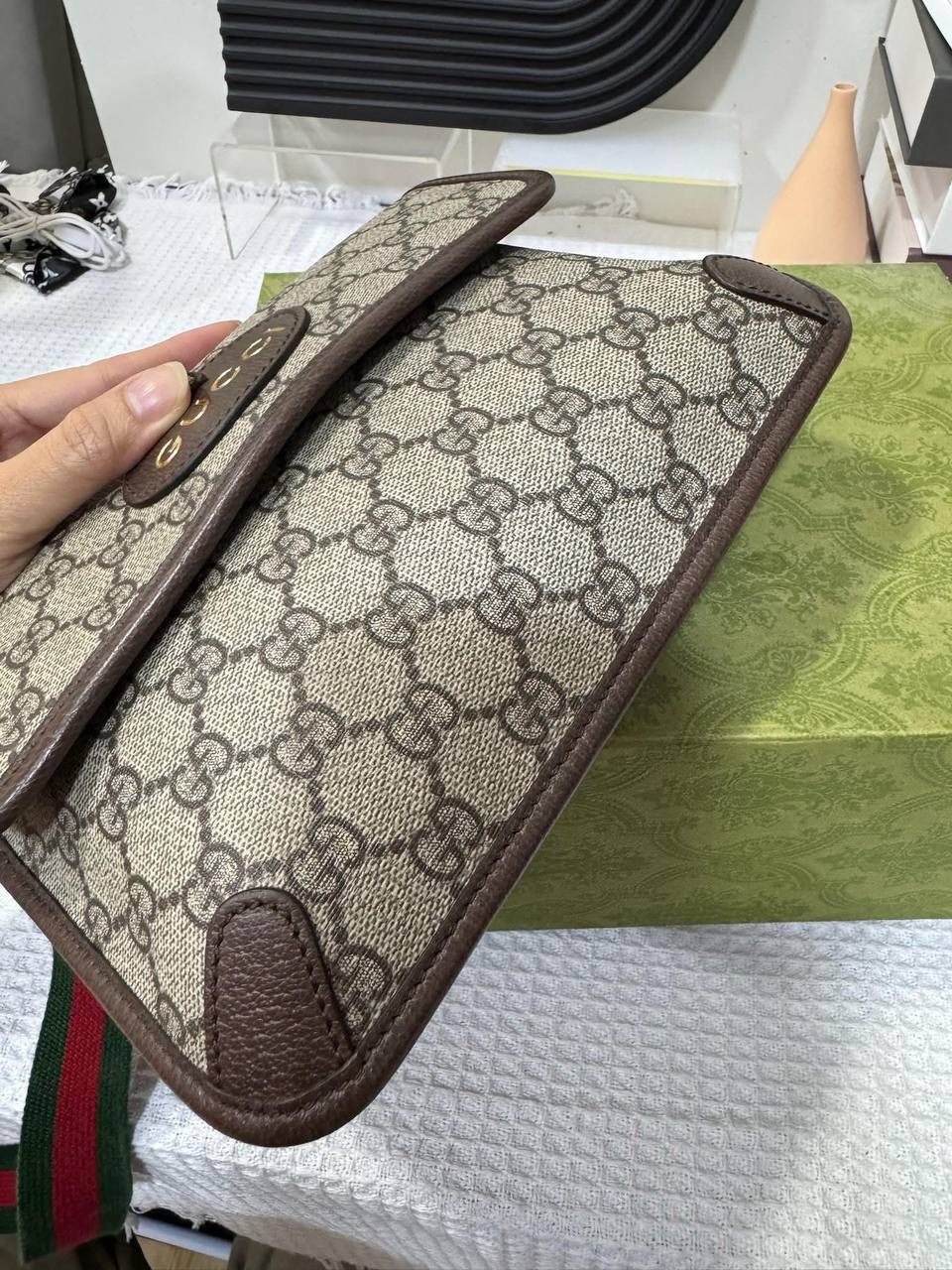 Gucci Supreme Belt Bag 95 New - Image 6