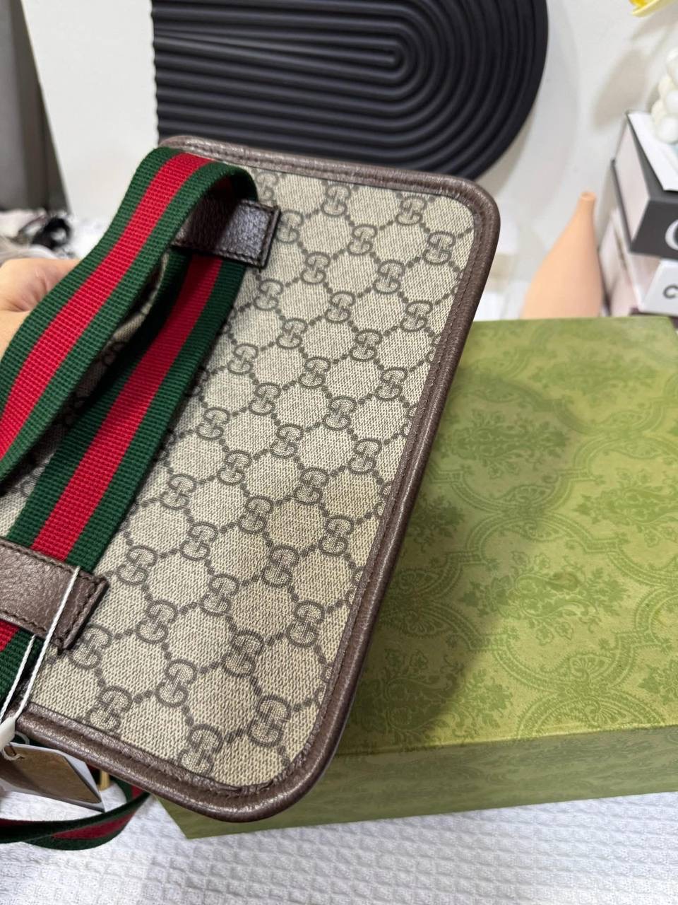 Gucci Supreme Belt Bag 95 New - Image 7
