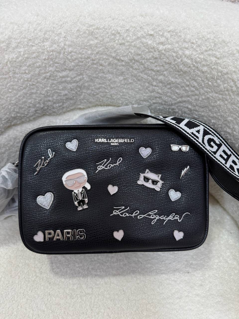 Karl Lagerfeld Camera Bag Karl and Love 100 New - Image 3