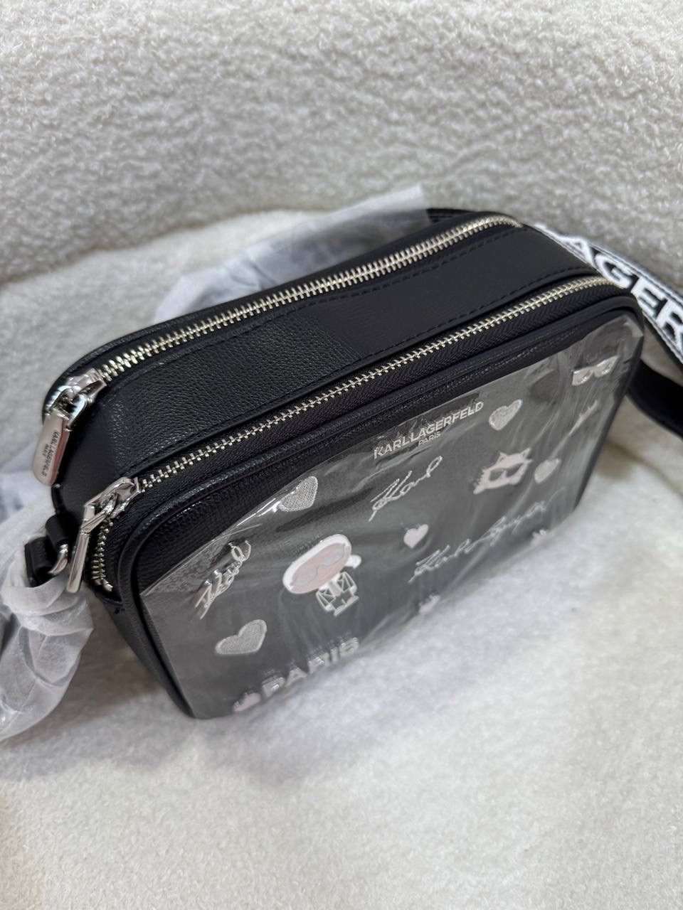 Karl Lagerfeld Camera Bag Karl and Love 100 New - Image 4