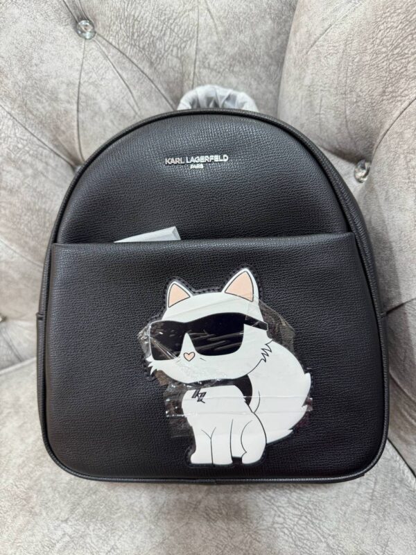Karl Lagerfeld Nylon Backpack Big Cat 100 New