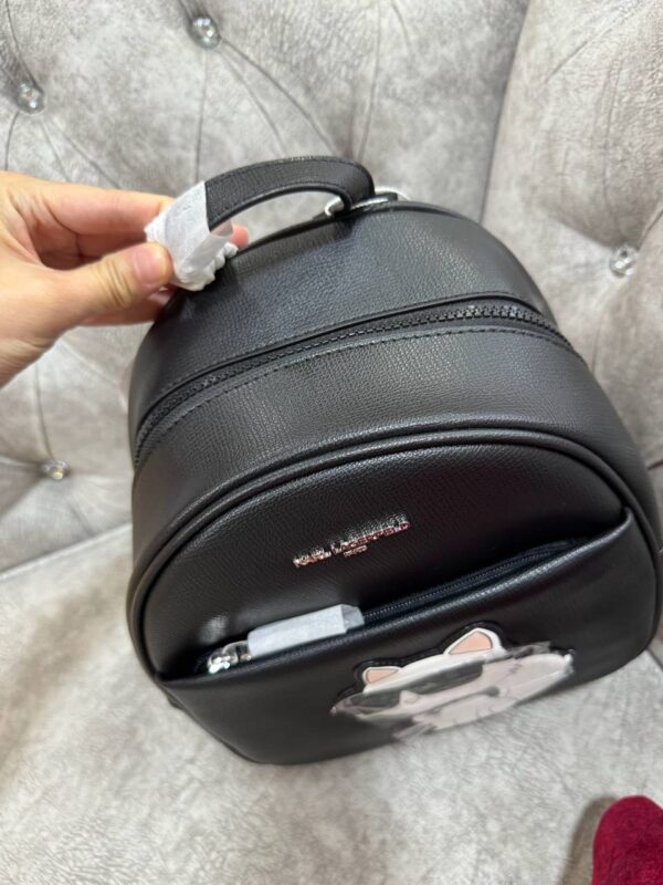 Karl Lagerfeld Nylon Backpack Big Cat 100 New - Image 4