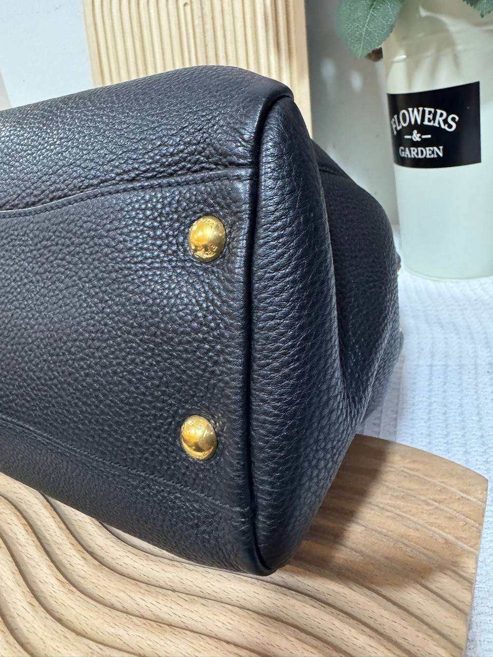 Prada Vitello Phenix Leather Tote 90 New - Image 8