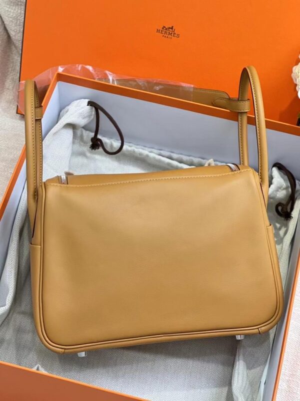 Hermes Lindy 26 Sesame Verso Celestre Swift PHW 99 New - Image 3