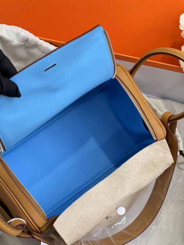 Hermes Lindy 26 Sesame Verso Celestre Swift PHW 99 New - Image 6