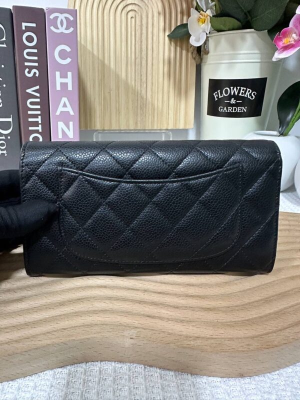 Chanel Classic Flap Long Wallet 95 New - Image 3