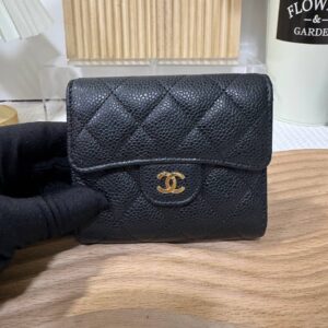 Chanel Classic Trifold Small Wallet 95 New