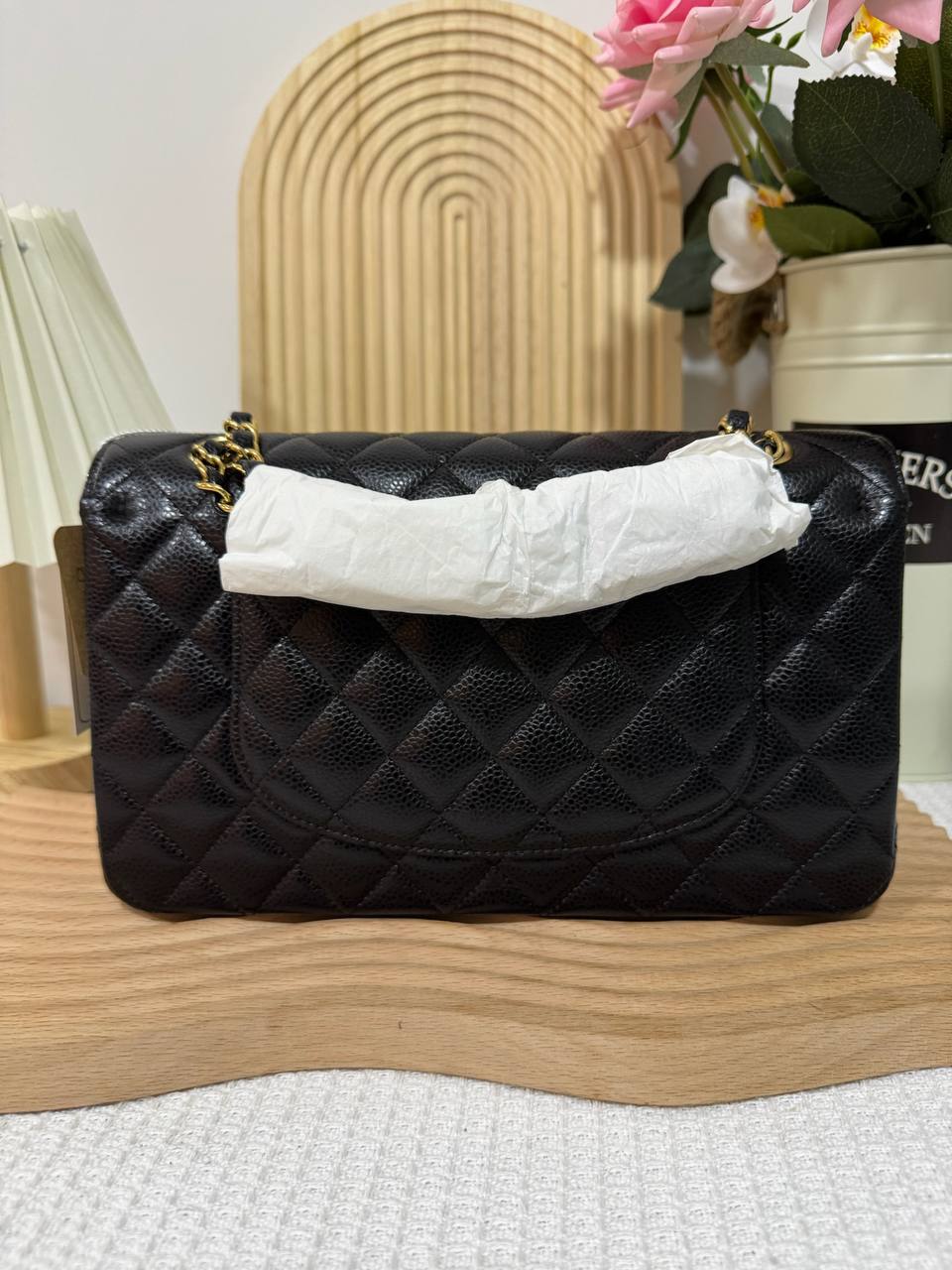 Chanel CF Medium GHW 2018 95 New - Image 3