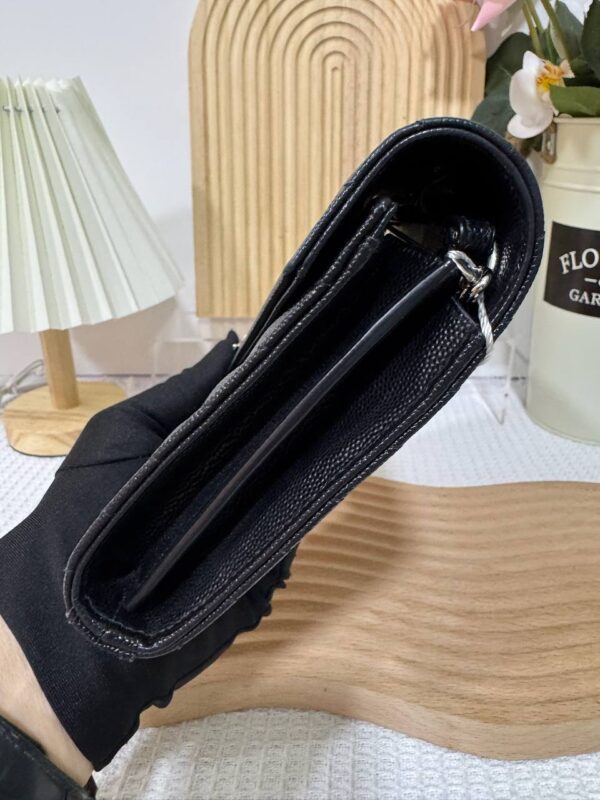 YSL Black Large Envelope WOC 95 New - Image 4