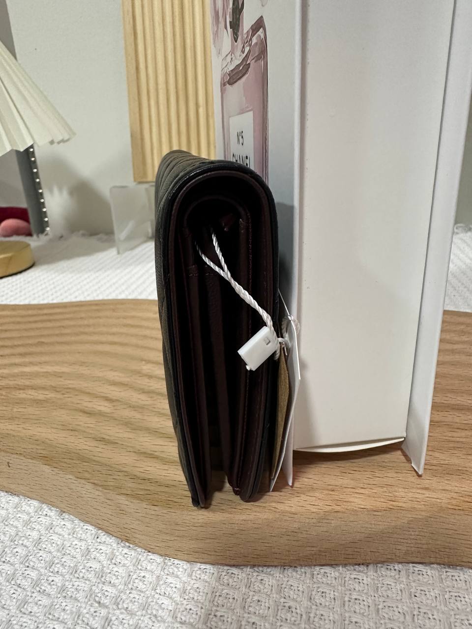 Chanel Flap Long Wallet 92 New - Image 5