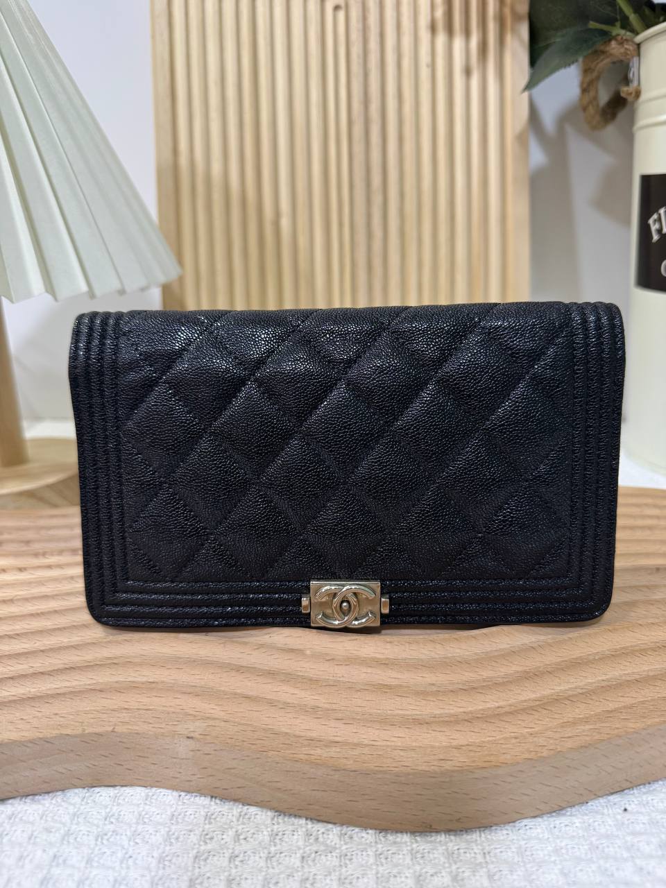 Chanel Leboy Flap Long Wallet SN28 92 New